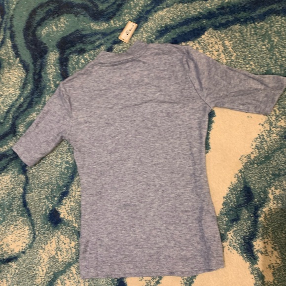 Mock Neck Tee Shirt from RW&Co - grey and blue set of 2 - NWT - Picture 2 of 6